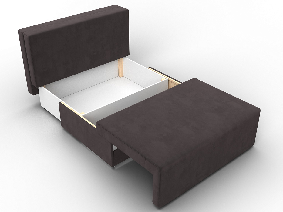 Диван прямой Лагуна (seven 727 коричневый;seven 729 бежевый)