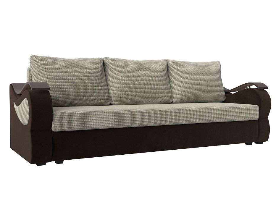Прямой диван Меркурий Лайт (корфу 02\коричневый)