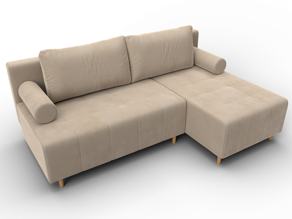 Диван угловой Лига-102 угол универсальный (seven 729 бежевый)