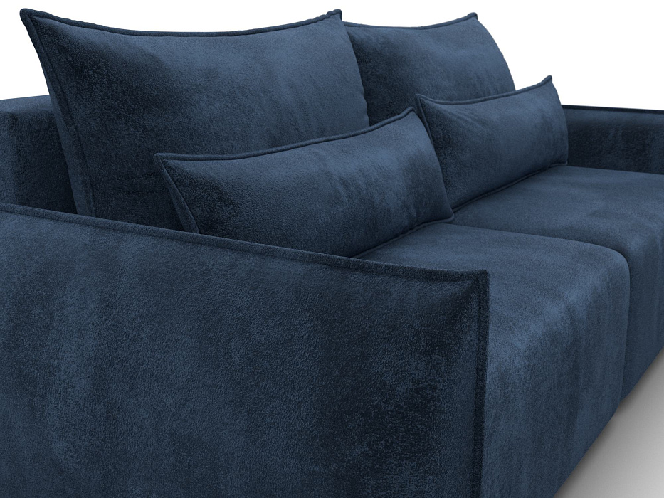 Диван прямой Лига-051 НПБ (tower 13 синий)