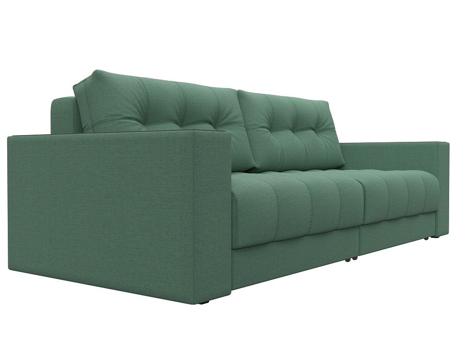 Диван прямой с декором Лига-049 НПБ (амур 11 зеленый) Диван прямой с декором Лига-049 НПБ (амур 11 зеленый)