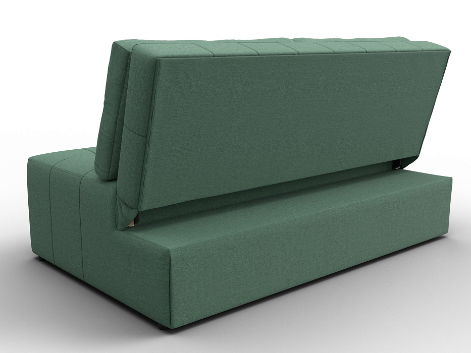 Диван прямой Лига-107 (140) (амур 11 зеленый)