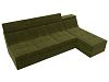 Угловой модульный диван Холидей Люкс (зеленый цвет)
