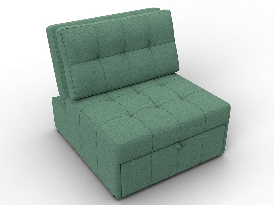Кресло-кровать Лига-107 (80) (амур 11 зеленый)