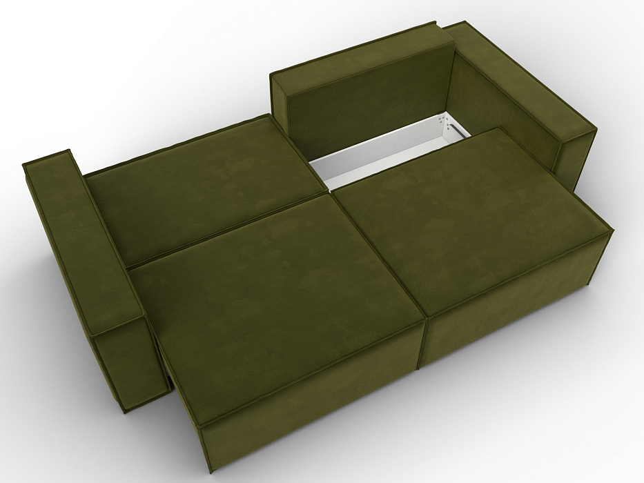 Диван прямой Куба (зеленый)