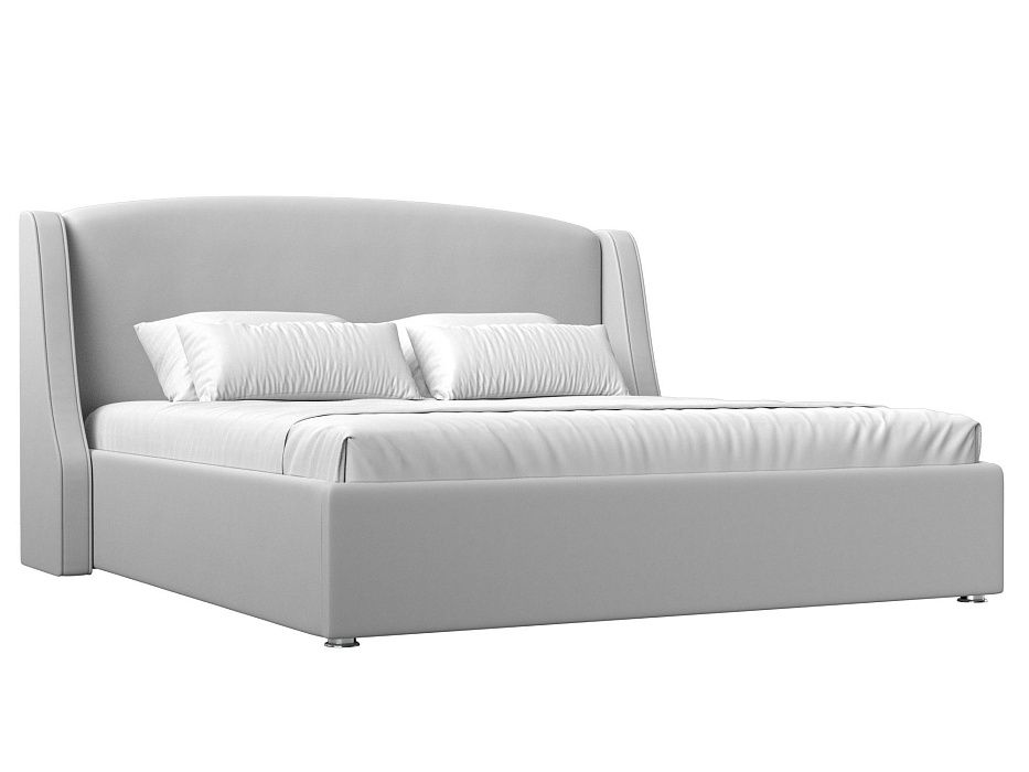 Кровать интерьерная Лотос 180 (белый)