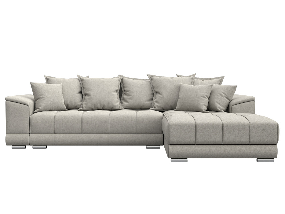 Диван угловой НордСтар правый угол (амур 02 бежевый)