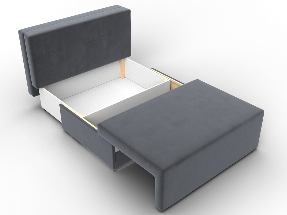 Диван прямой Лагуна (seven 17 серый;seven 729 бежевый)