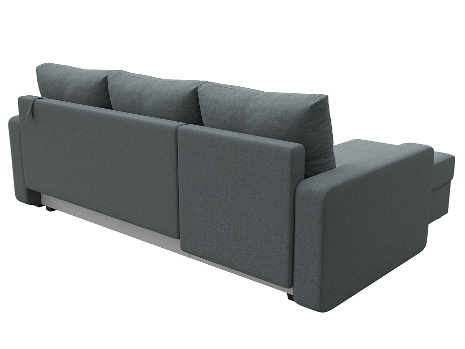 Диван угловой Ливерпуль Лайт левый угол (амур 07 серый)