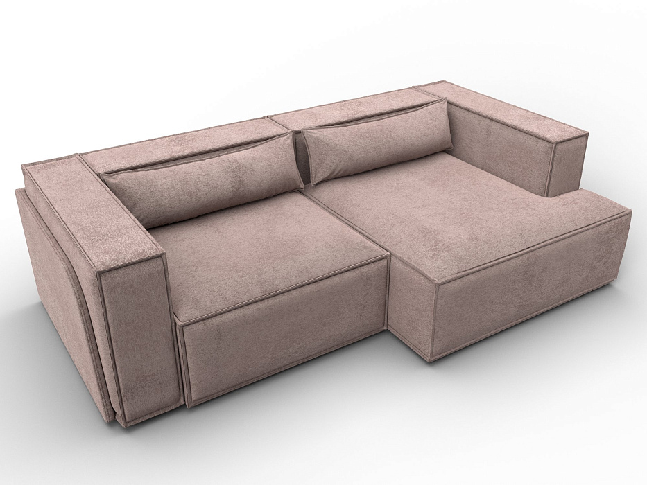 Диван угловой Лига-061 угол правый (tower 05 бежевый)