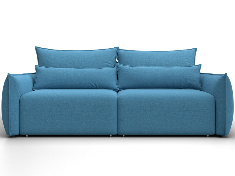 Диван прямой Лига-051 НПБ (амур 10 голубой)