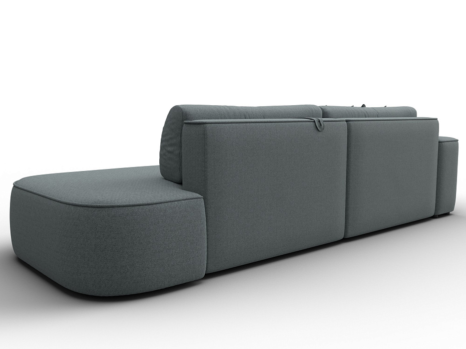 Диван угловой Лига-065 БП угол левый (амур 07 серый) Диван угловой Лига-065 БП угол левый (амур 07 серый)