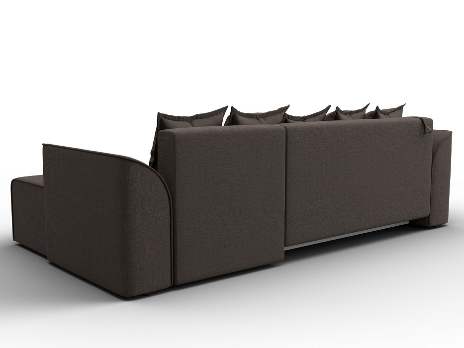 Диван угловой Лига-113 угол правый (амур 05 коричневый)