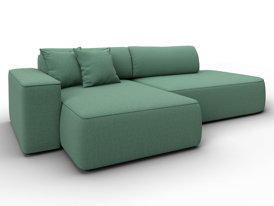 Диван угловой Лига-065 БП угол левый (амур 11 зеленый) Диван угловой Лига-065 БП угол левый (амур 11 зеленый)