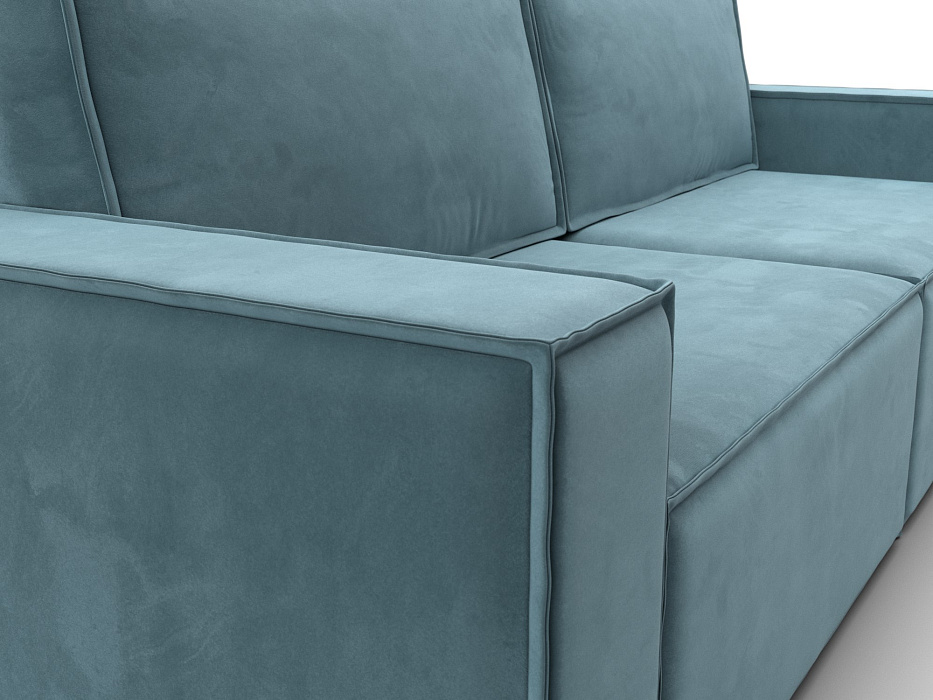 Диван прямой Куба (бирюзовый)