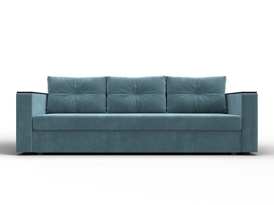 Диван прямой Атланта без стола (seven 113 бирюзовый)