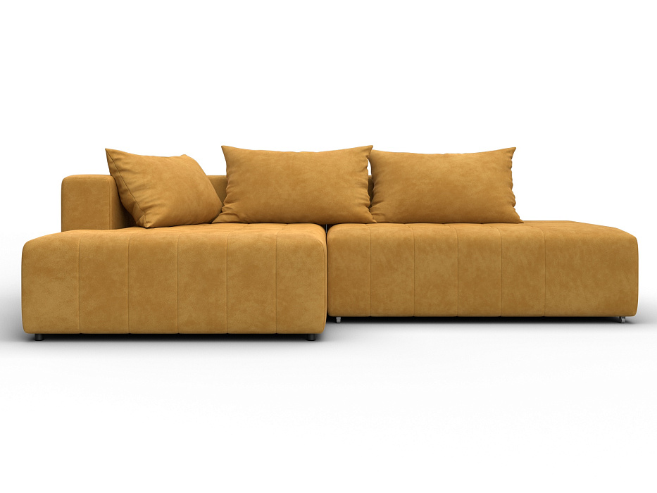 Диван угловой Лига-103 НПБ угол левый (brut 10 желтый)