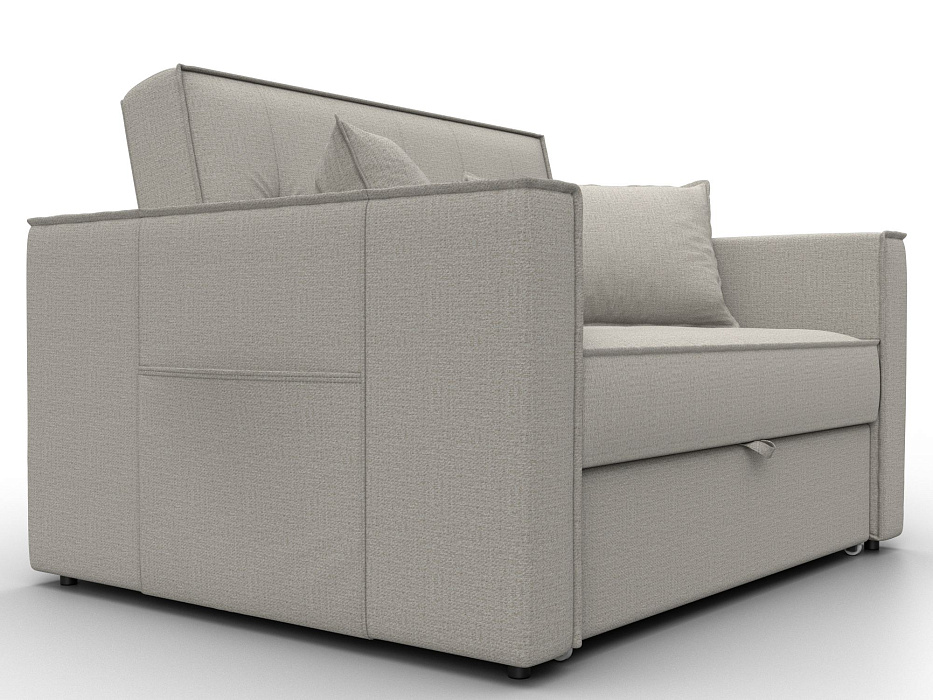 Диван прямой Лига-104 (140) (амур 02 бежевый)