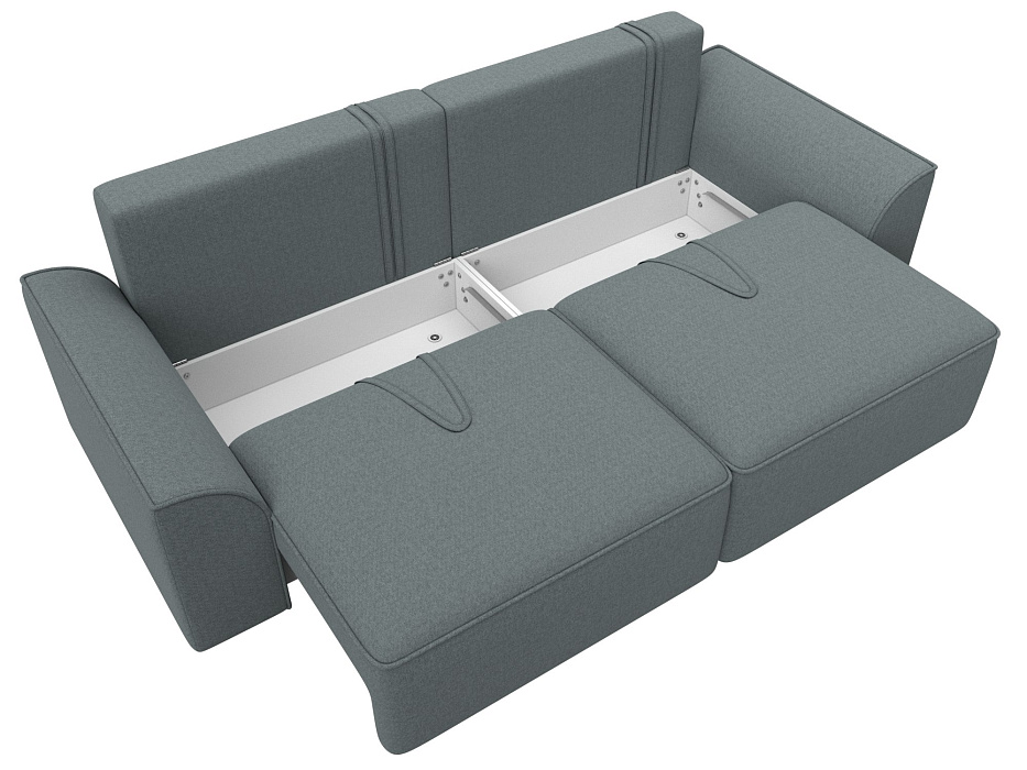 Диван прямой Лига-048 НПБ (амур 07 серый) Диван прямой Лига-048 НПБ (амур 07 серый)