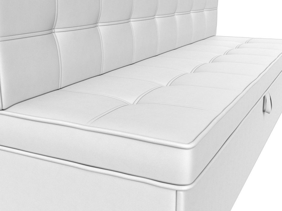 Диван кухонный прямой Техас (белый)