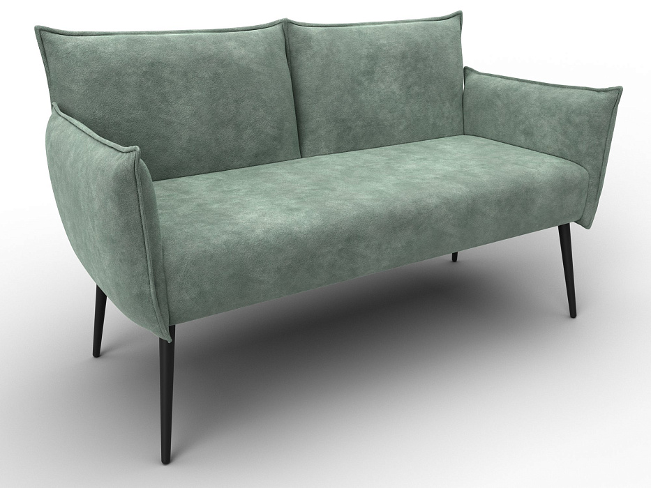 Диван прямой Лига-083 (велюр brut 08 зеленый)