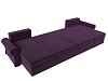П-образный диван Элис (фиолетовый\черный цвет)