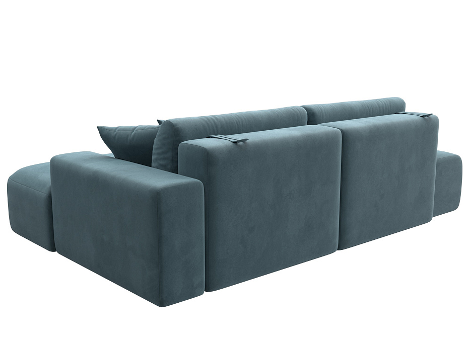 Диван угловой Лига-036 НПБ Модерн правый угол (бирюзовый)