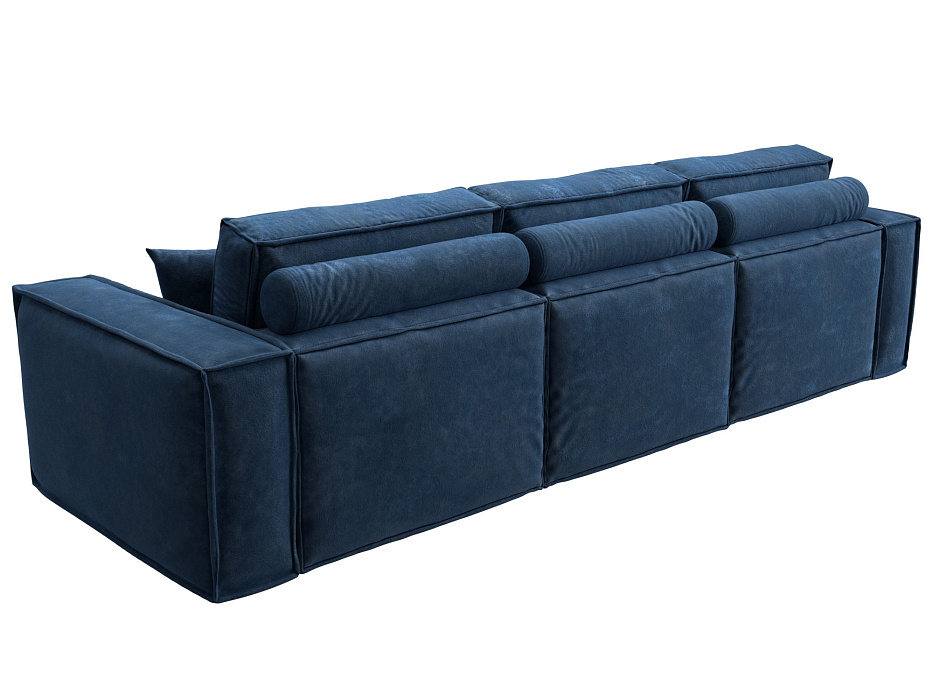 Диван прямой Лига-081 НПБ Лонг (brut 11 синий)