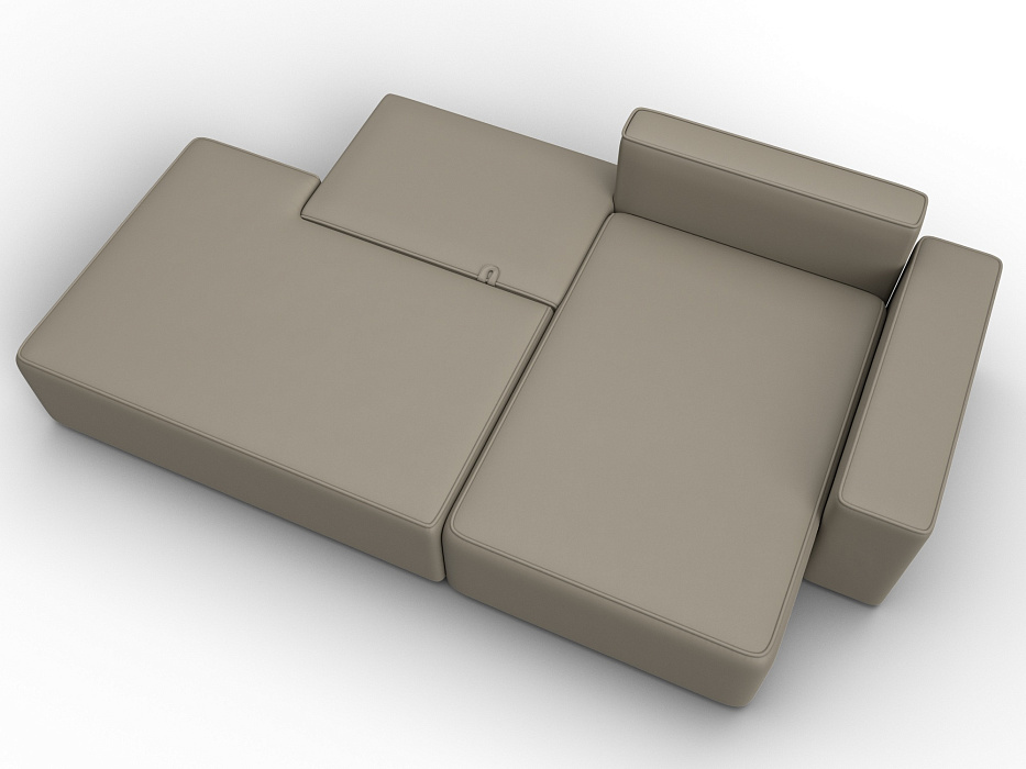 Диван угловой Лига-079 угол правый (grifon 04 бежевый)