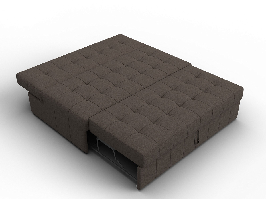 Диван прямой Лига-107 (140) (амур 05 коричневый)