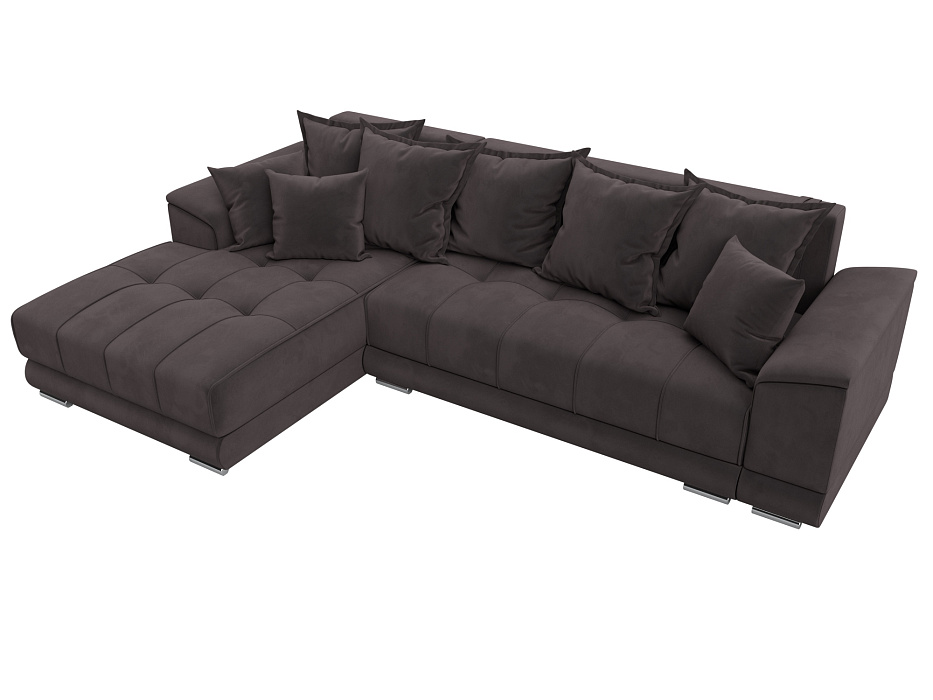 Диван угловой НордСтар левый угол (коричневый) Диван угловой НордСтар левый угол (коричневый)