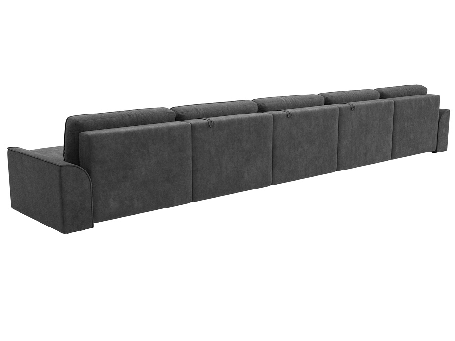 Диван П-образный Лига-048 НПБ МегаЛонг (brut 16 темно-серый) Диван П-образный Лига-048 НПБ МегаЛонг (brut 16 темно-серый)
