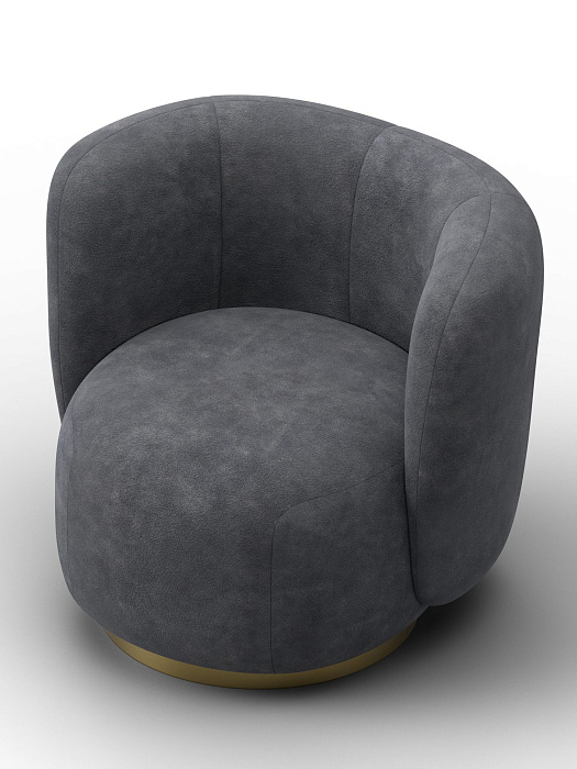 Кресло Лига-072 (brut 16 темно-серый)