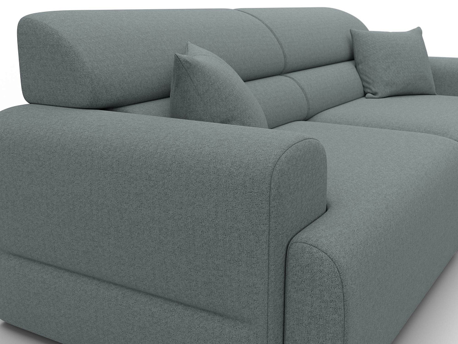 Диван прямой Лига-109 НПБ (амур 07 серый)