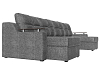 П-образный диван Сенатор (серый цвет)