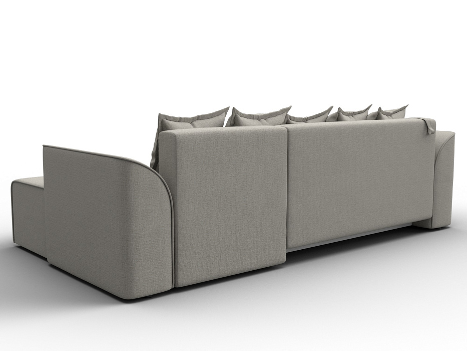 Диван угловой Лига-113 угол правый (амур 02 бежевый)