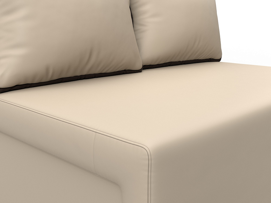 Диван прямой Лагуна (бежевый;коричневый)