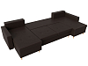 П-образный диван Белфаст (коричневый)