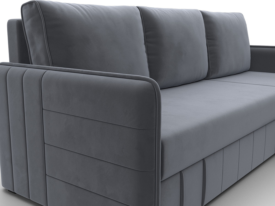 Диван угловой Слим угол универсальный (серый)