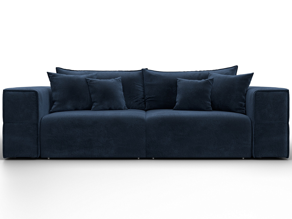 Диван прямой Лига-058 НПБ (tower 13 синий)