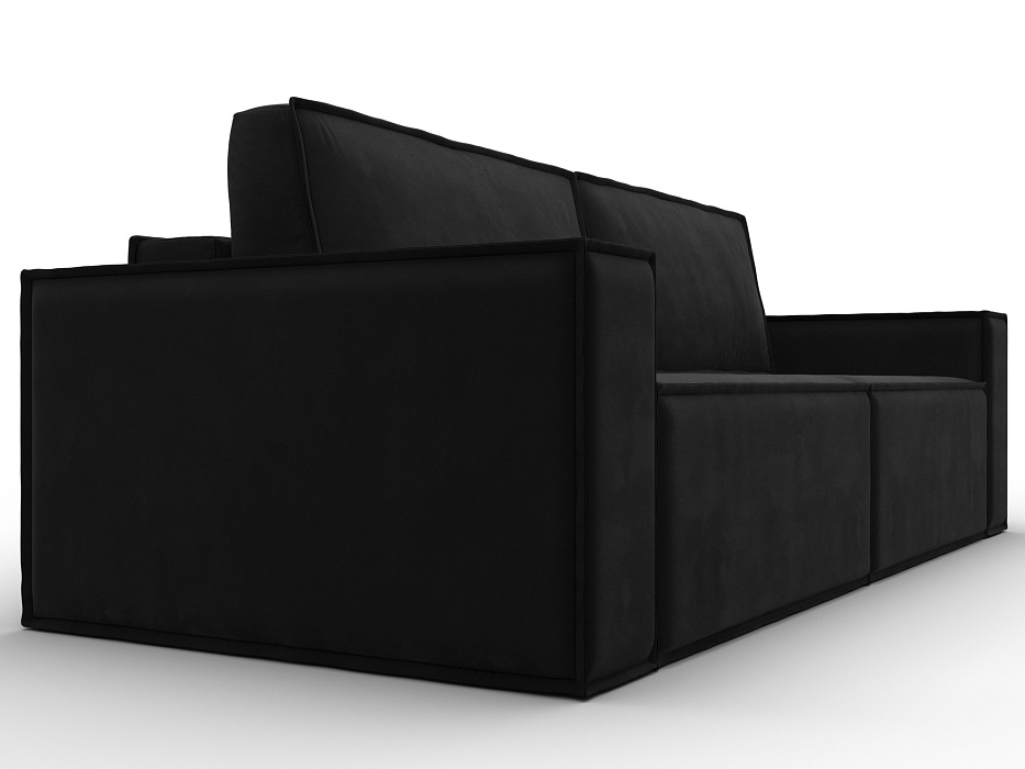 Диван прямой Куба (черный)