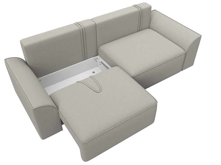 Диван прямой Лига-048 НПБ (амур 02 бежевый) Диван прямой Лига-048 НПБ (амур 02 бежевый)