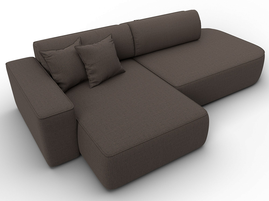 Диван угловой Лига-065 БП угол левый (амур 05 коричневый) Диван угловой Лига-065 БП угол левый (амур 05 коричневый)