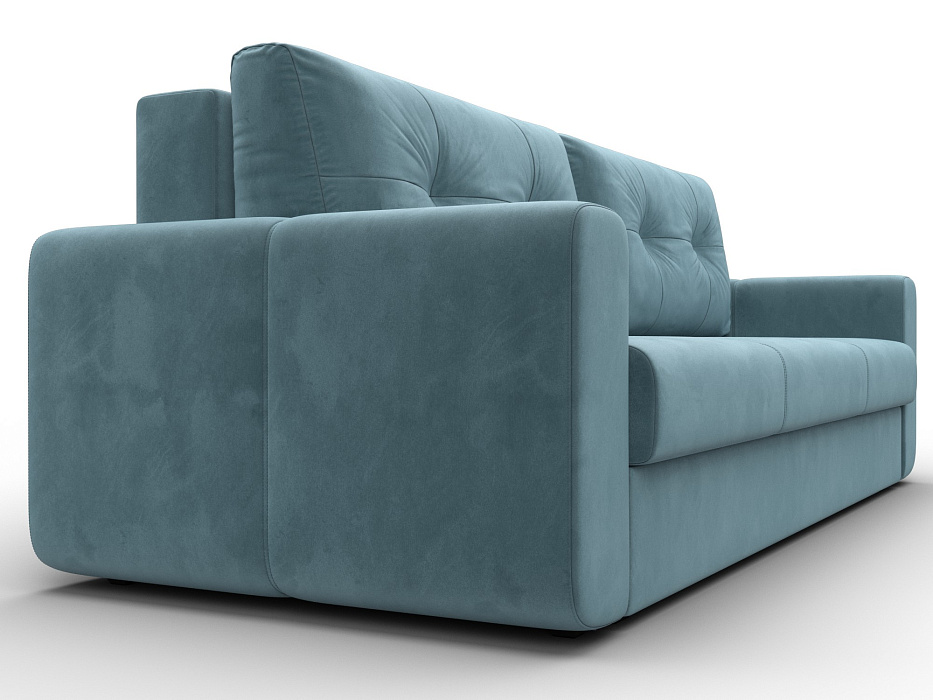 Диван прямой Лига-031 (бирюзовый)