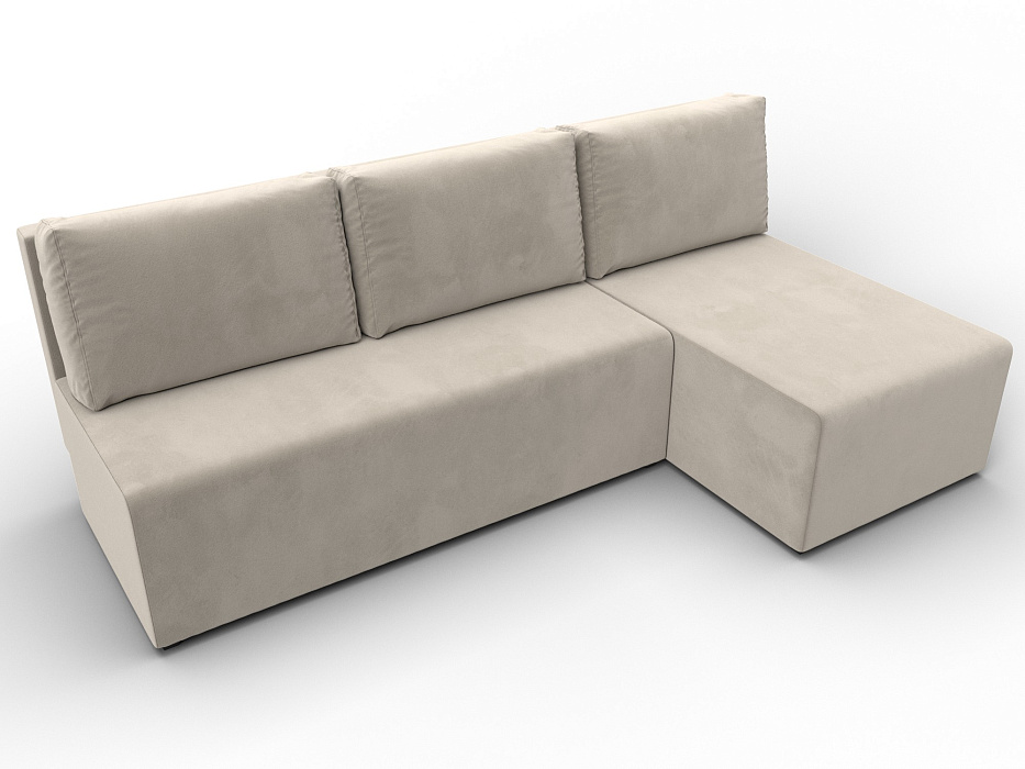 Диван угловой Поло правый угол (бежевый)