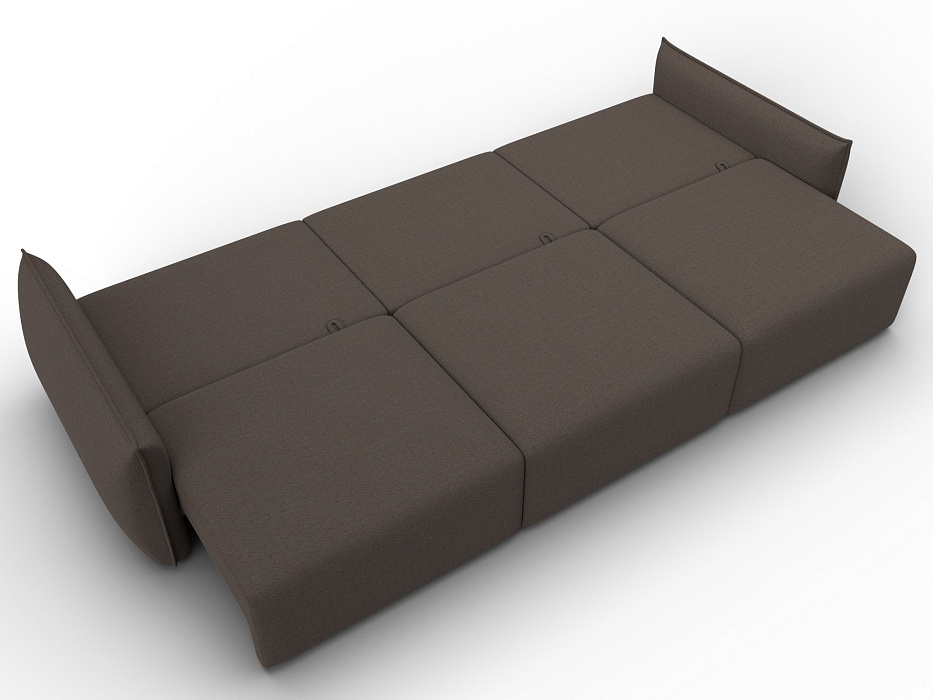 Диван прямой Лига-051 НПБ Лонг (амур 05 коричневый)