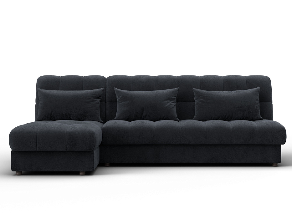 Диван угловой Лига-116 НПБ угол левый (tower 11 темно-серый)