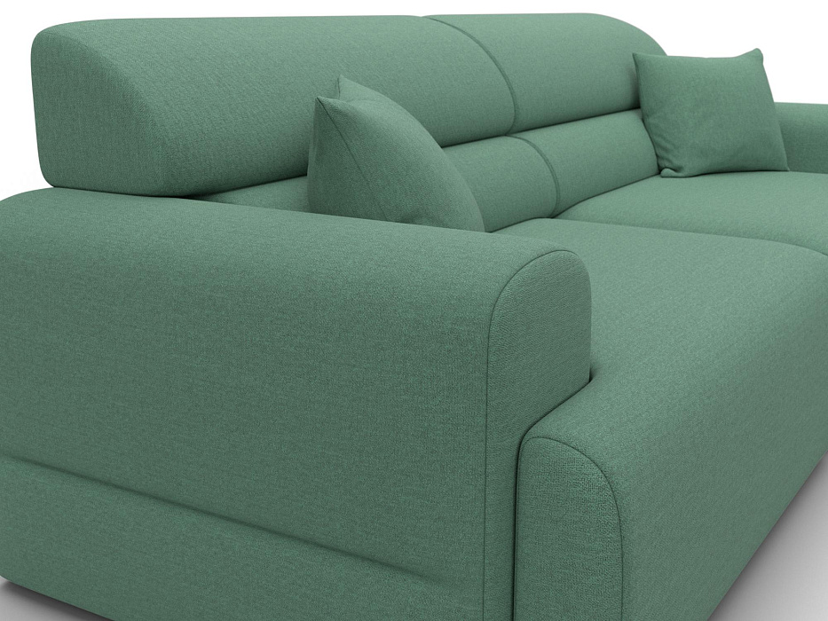 Диван прямой Лига-109 НПБ (амур 11 зеленый)