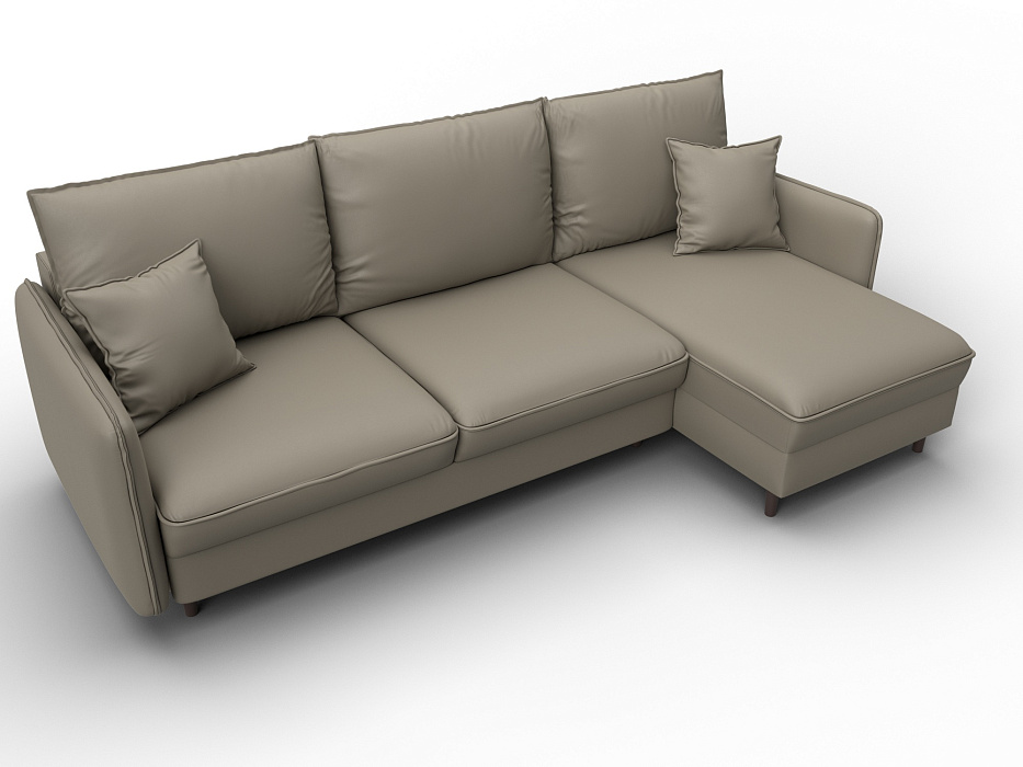 Диван угловой Лига-064 НПБ угол универсальный (grifon 04 бежевый)