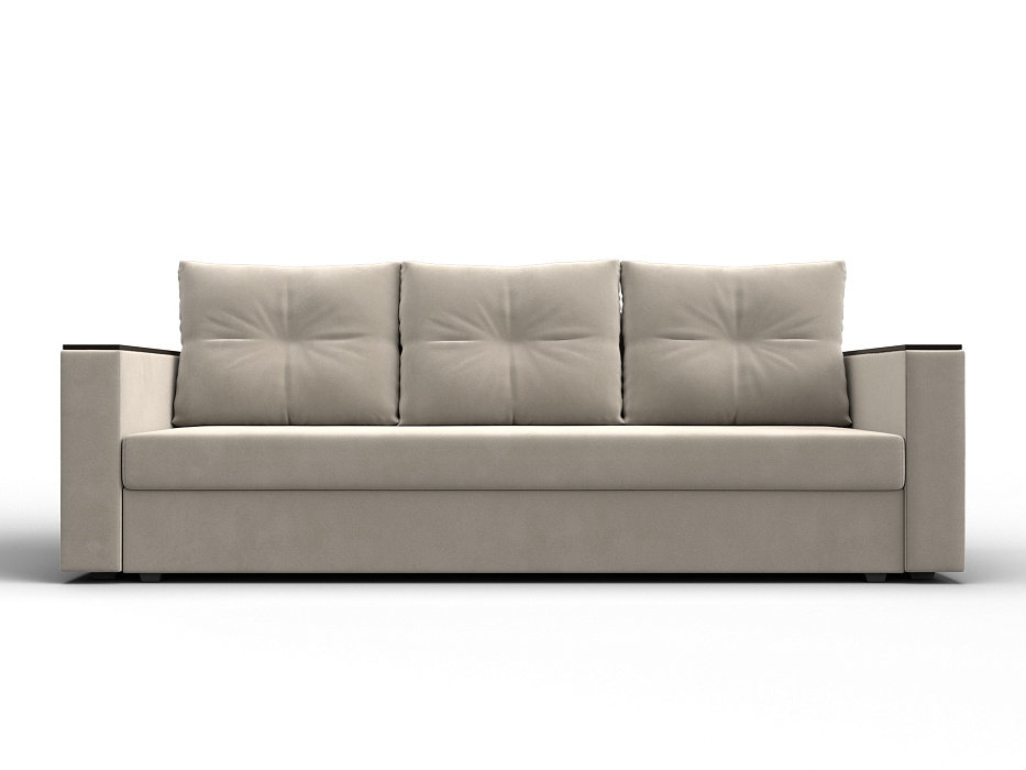 Диван прямой Атланта без стола (бежевый)